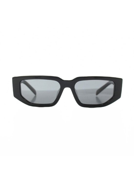 Prada Triangle Logo Plate Sunglasses Black Eyewear main image 4